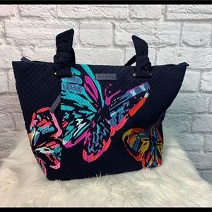 Vera Bradley E/W Hadley Butterfly Flutter Tote